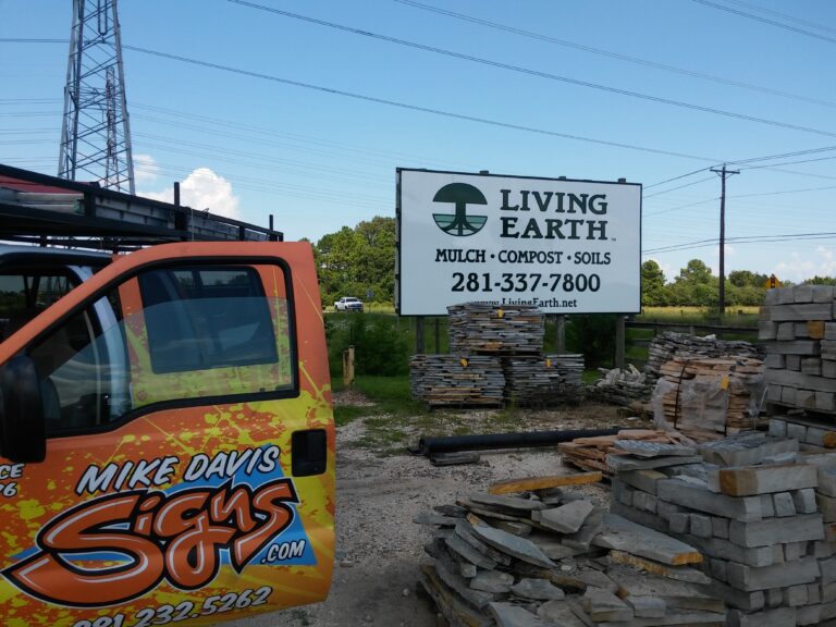 Billboard Living Earth 8x16ft — Intrepid Signs, Rosenberg TX
