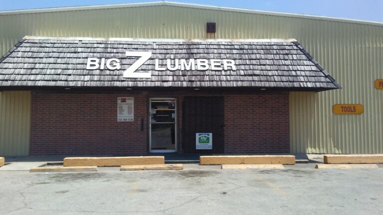 CNC Cut Acrylic Letters Big Z Lumber — Intrepid Signs, Rosenberg TX