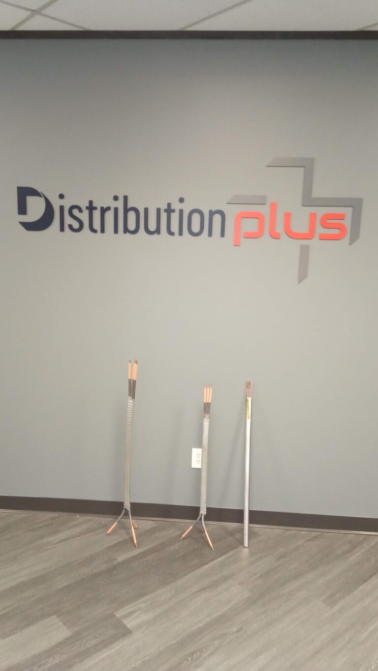 CNC Cut Letters Distribution Plus — Intrepid Signs, Rosenberg TX