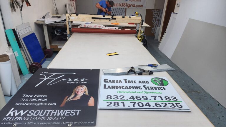 Customer Signs we made — Intrepid Signs, Rosenberg TX
