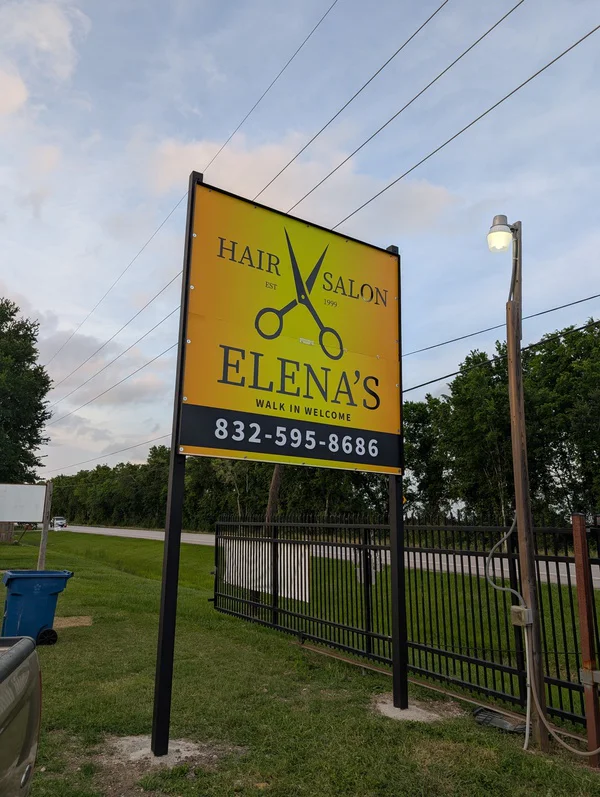 Elenas Pole Sign — Intrepid Signs, Rosenberg TX