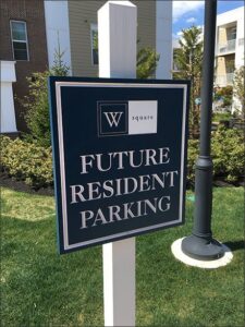 Future Resident Parking — Intrepid Signs, Rosenberg TX