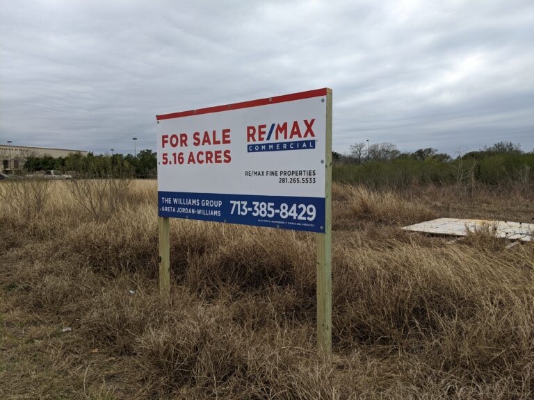 Real Estate For Sale 4x8ft Remax — Intrepid Signs, Rosenberg TX