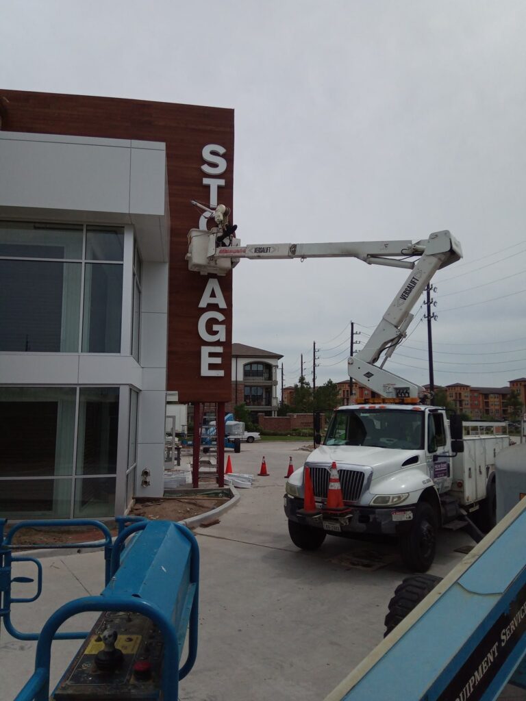 Sign Removal Install — Intrepid Signs, Rosenberg TX