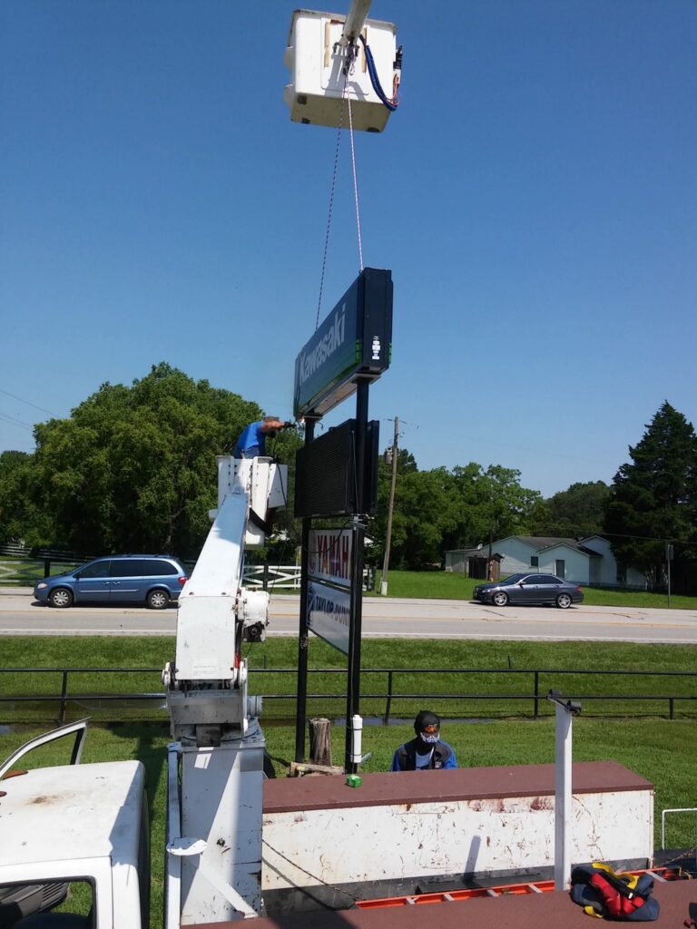 Sign Removal — Intrepid Signs, Rosenberg TX