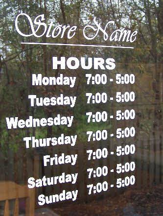 Vinyl Letters on Store Front Sample — Intrepid Signs, Rosenberg TX