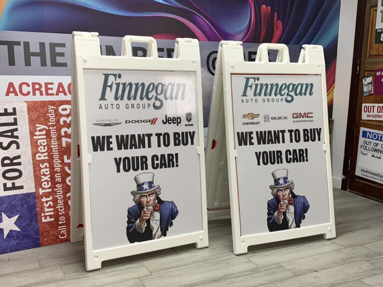 Finnegan a fram — Intrepid Signs, Rosenberg TX