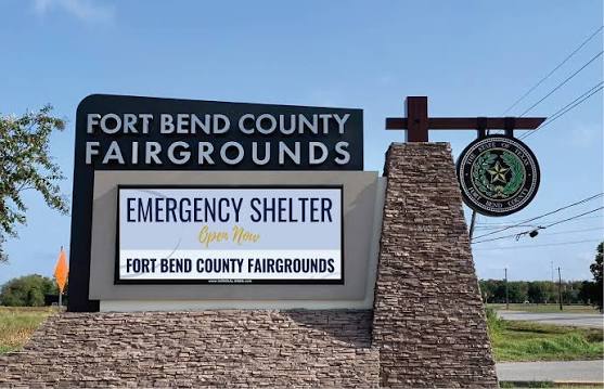 Fort Bend County Fairgrounds monument sign, Texas