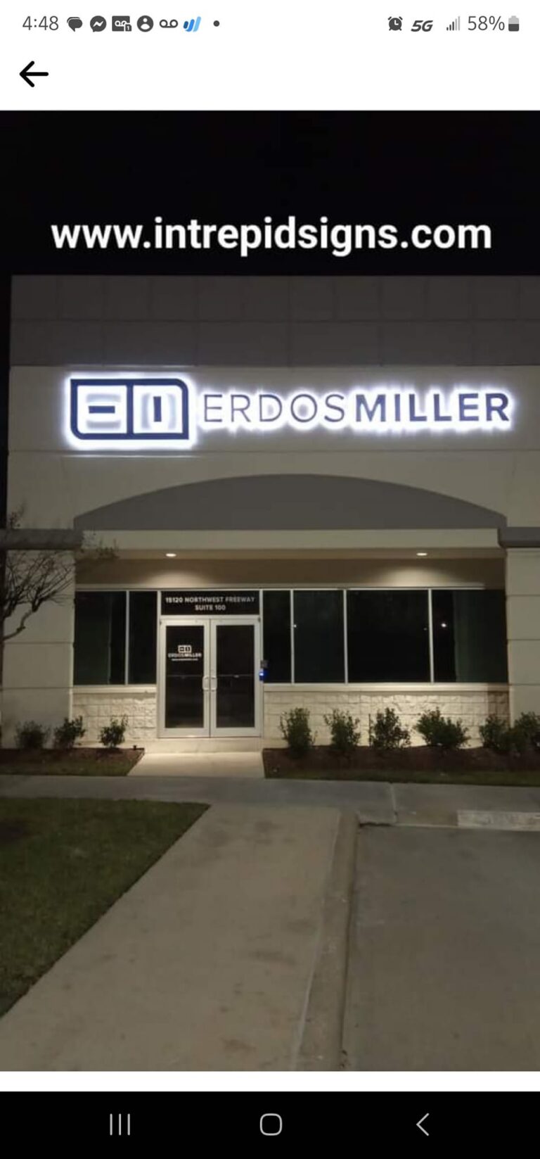 Lighted signs — Intrepid Signs, Rosenberg TX
