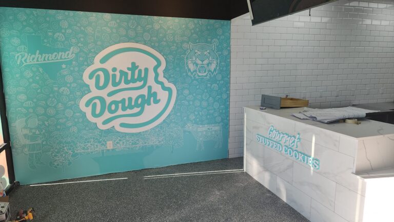 Printed graphics produced at Intrepid Signs in Rosenberg, Texas